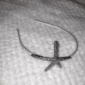 Starfish silver headband!